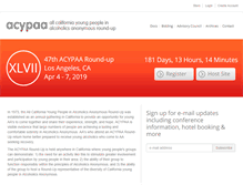 Tablet Screenshot of acypaa.org